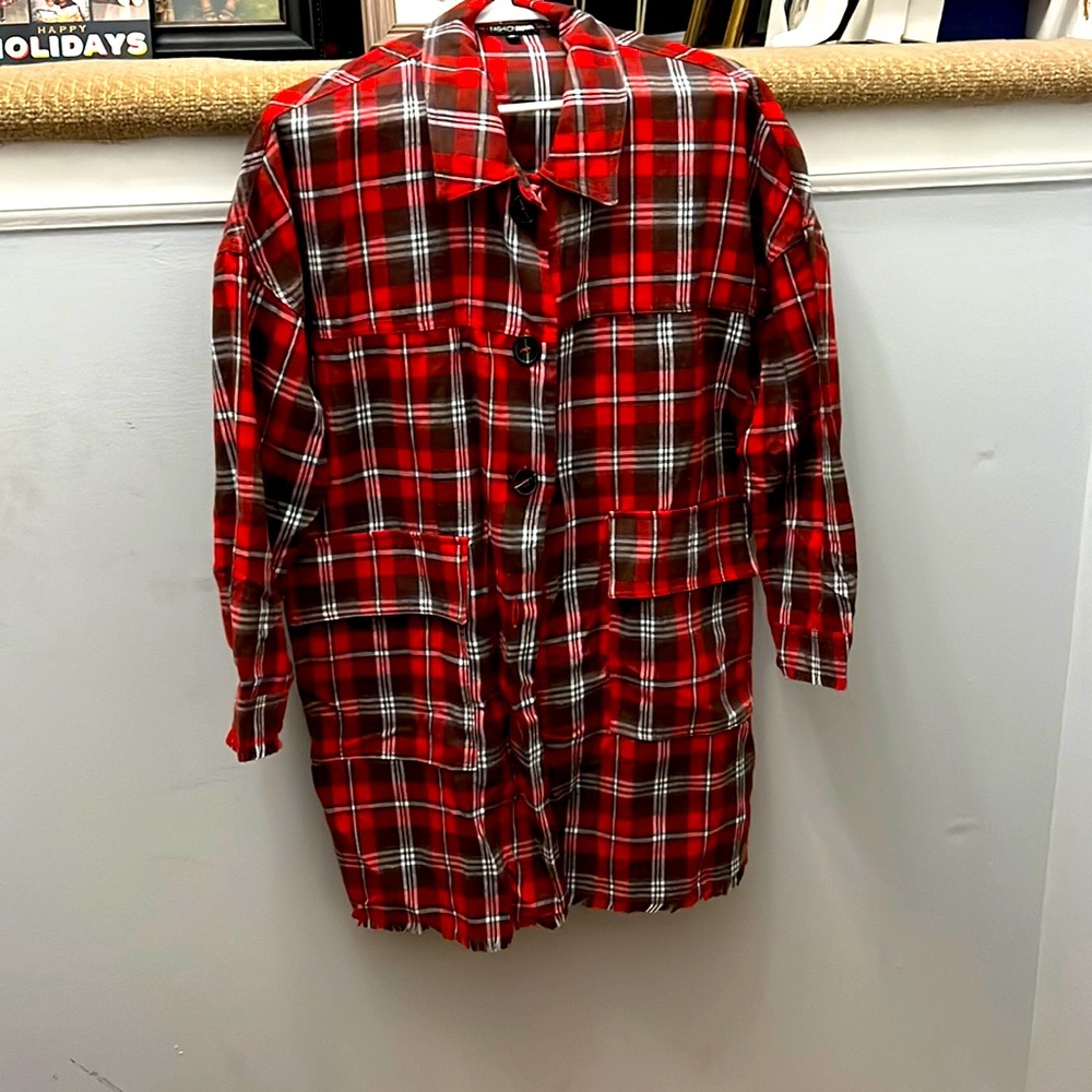 Oversized Plaid Shirt